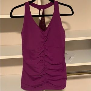 Lucy purple tank bra